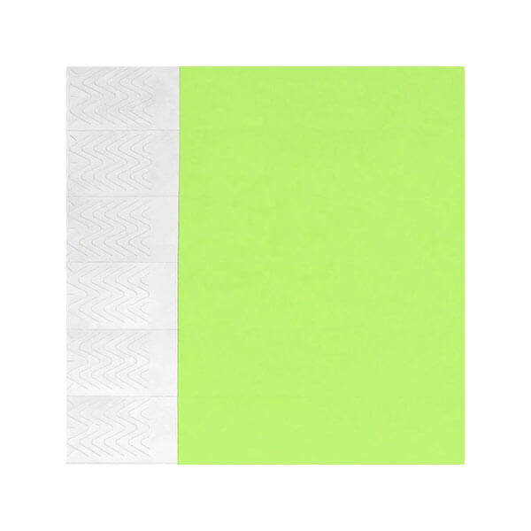 pulseira tyvek verde personalizada para controle de acesso